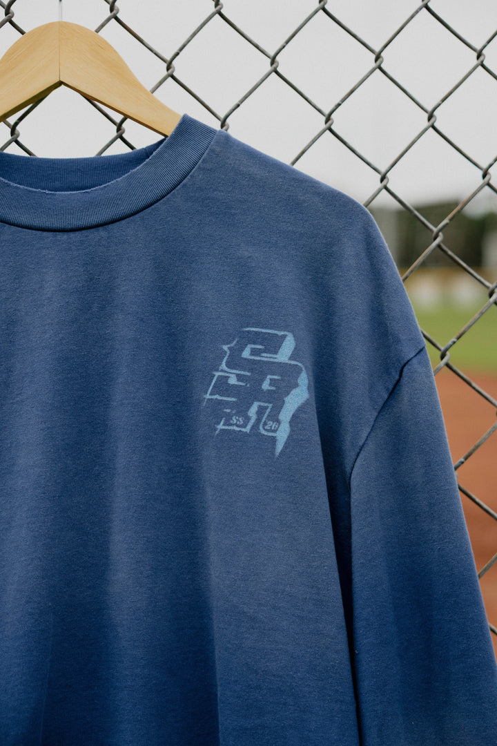 Icon Longsleeve Tee (Faded Blue)