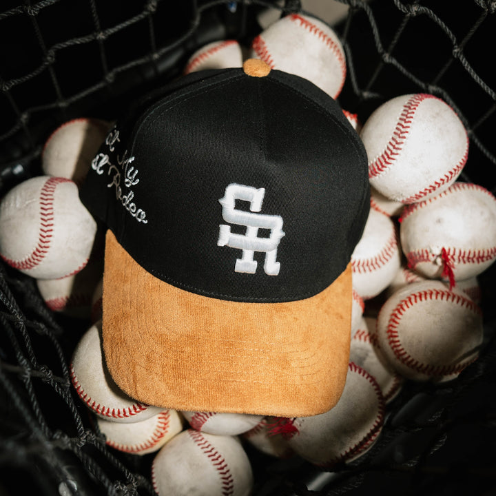 Heritage Structured Hat (Black/Tan)