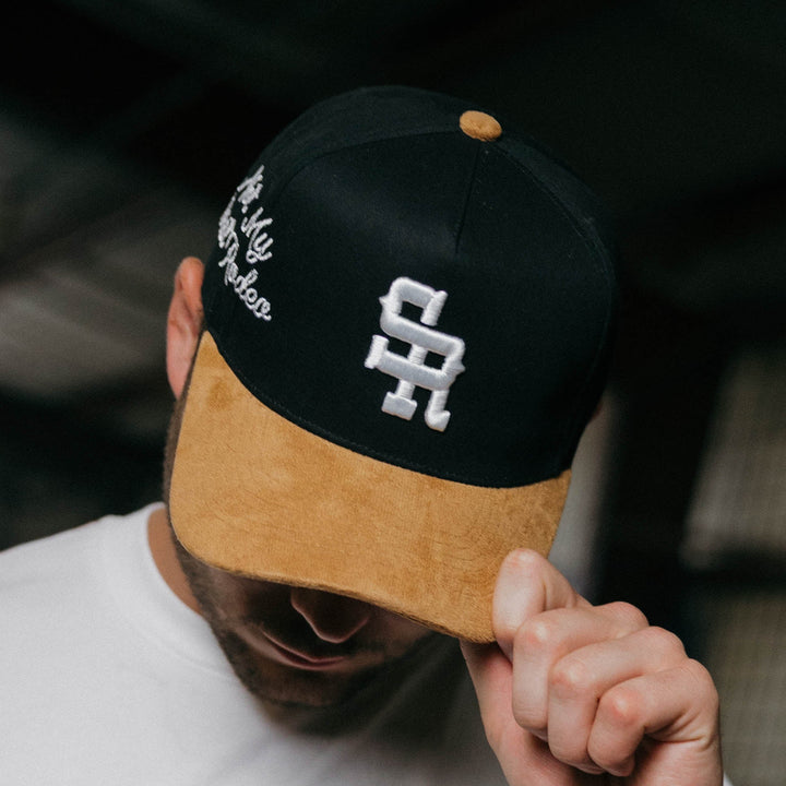 Heritage Structured Hat (Black/Tan)