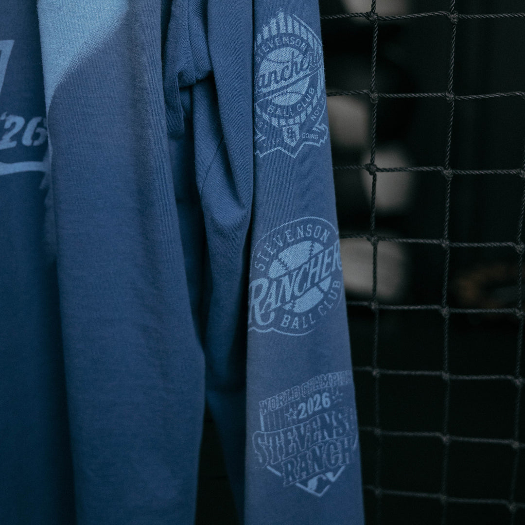Icon Longsleeve Tee (Faded Blue)