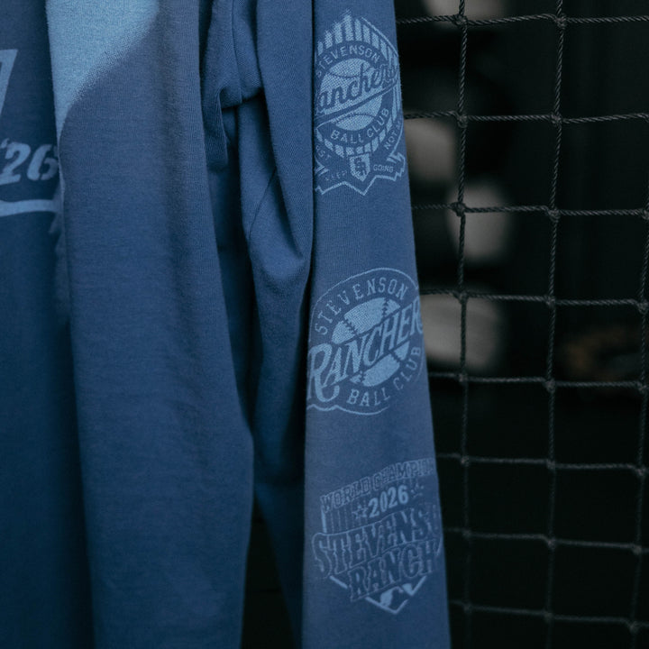 Icon Longsleeve Tee (Faded Blue)