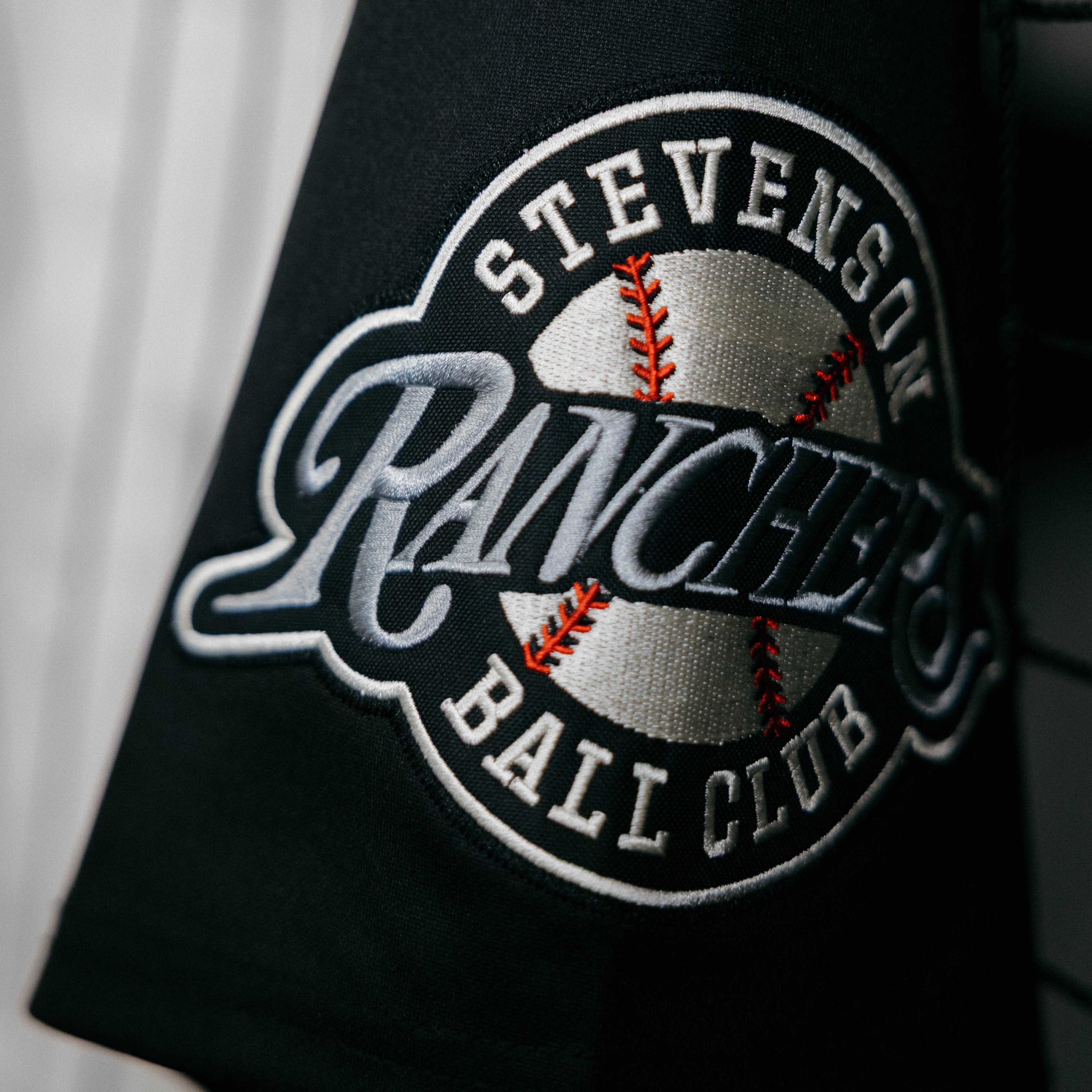 Pinstripe Baseball Jersey (Ivory/Black) |Stevenson Ranch