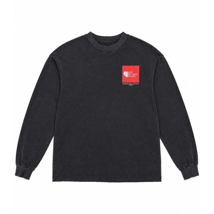 Red Rocks Northface Longsleeve Tee (Vintage Black)