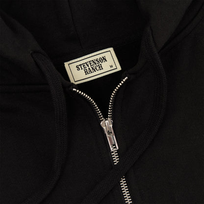 Steadfast Zip-Up Hoodie (Black)