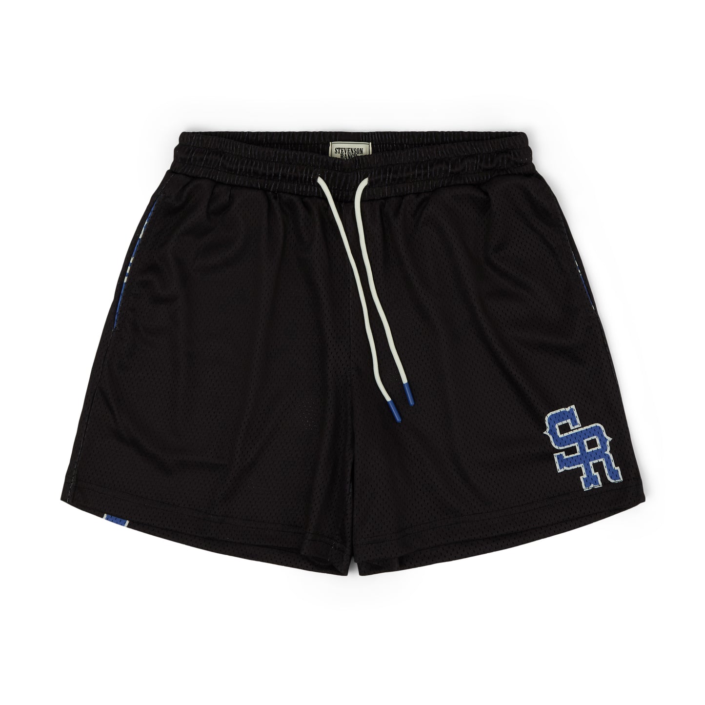 Varsity Mesh Shorts (Black/Blue)