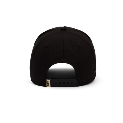 "The Midtown" Structured Hat (Black/White)