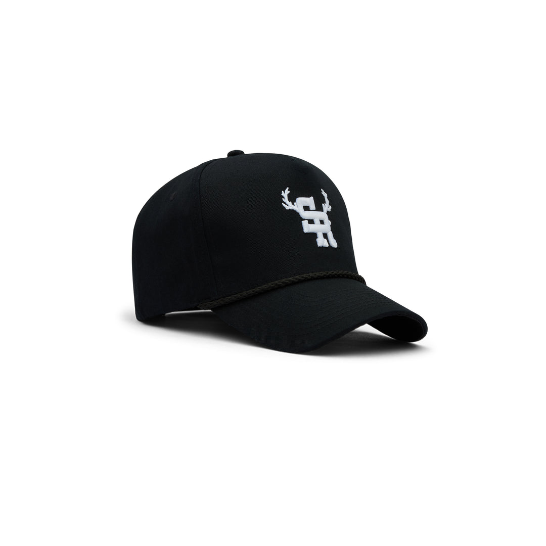 Antlers Structured Rope Hat (Black)