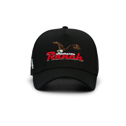 Ranch Eagle Structured Hat (Black)