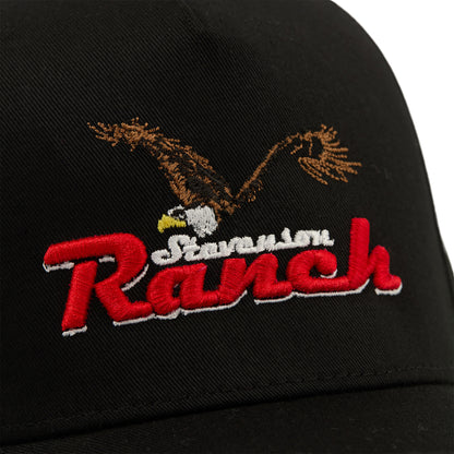Ranch Eagle Structured Hat (Black)