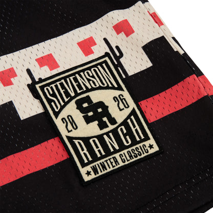 Winter Classic Hockey Jersey (Black/Red/Cream)