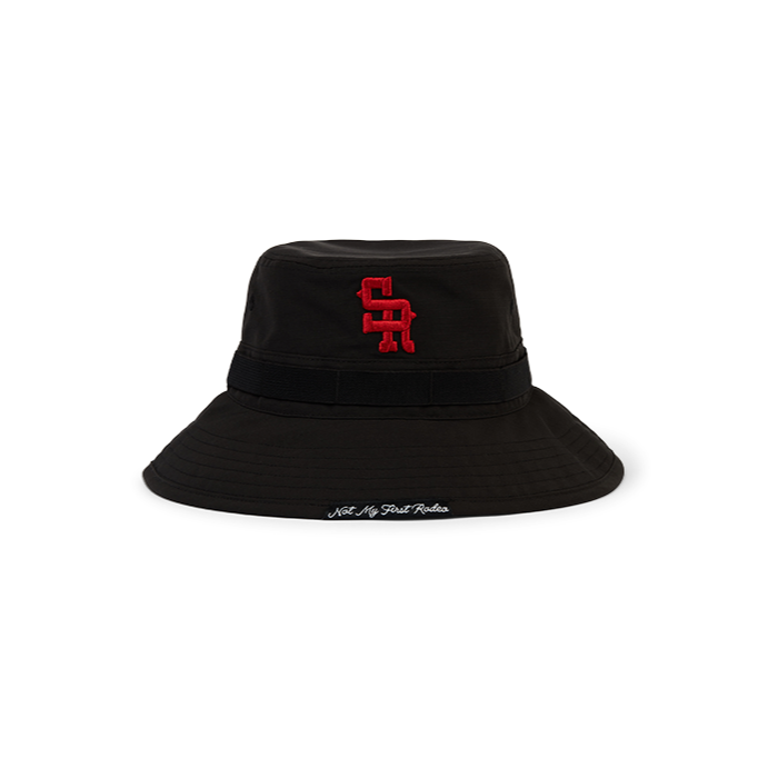 "The Kobe 01" Bucket Hat (Black/Red)