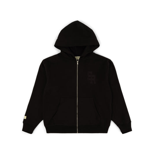 Steadfast Zip-Up Hoodie (Black)