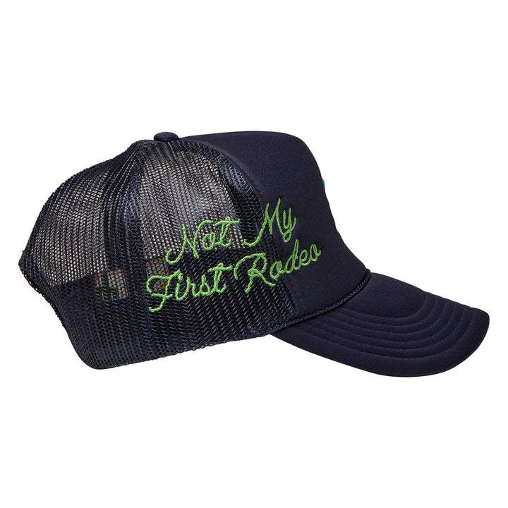 NMFR Classic Trucker Hat (Blue/Green)