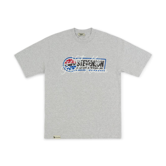 Stevenson Ranch x Charlotte "Speedway" Tee (Ash Grey)