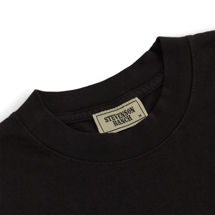 Stevenson Ranch x Iowa "Ponytail Pete" Tee (Black)