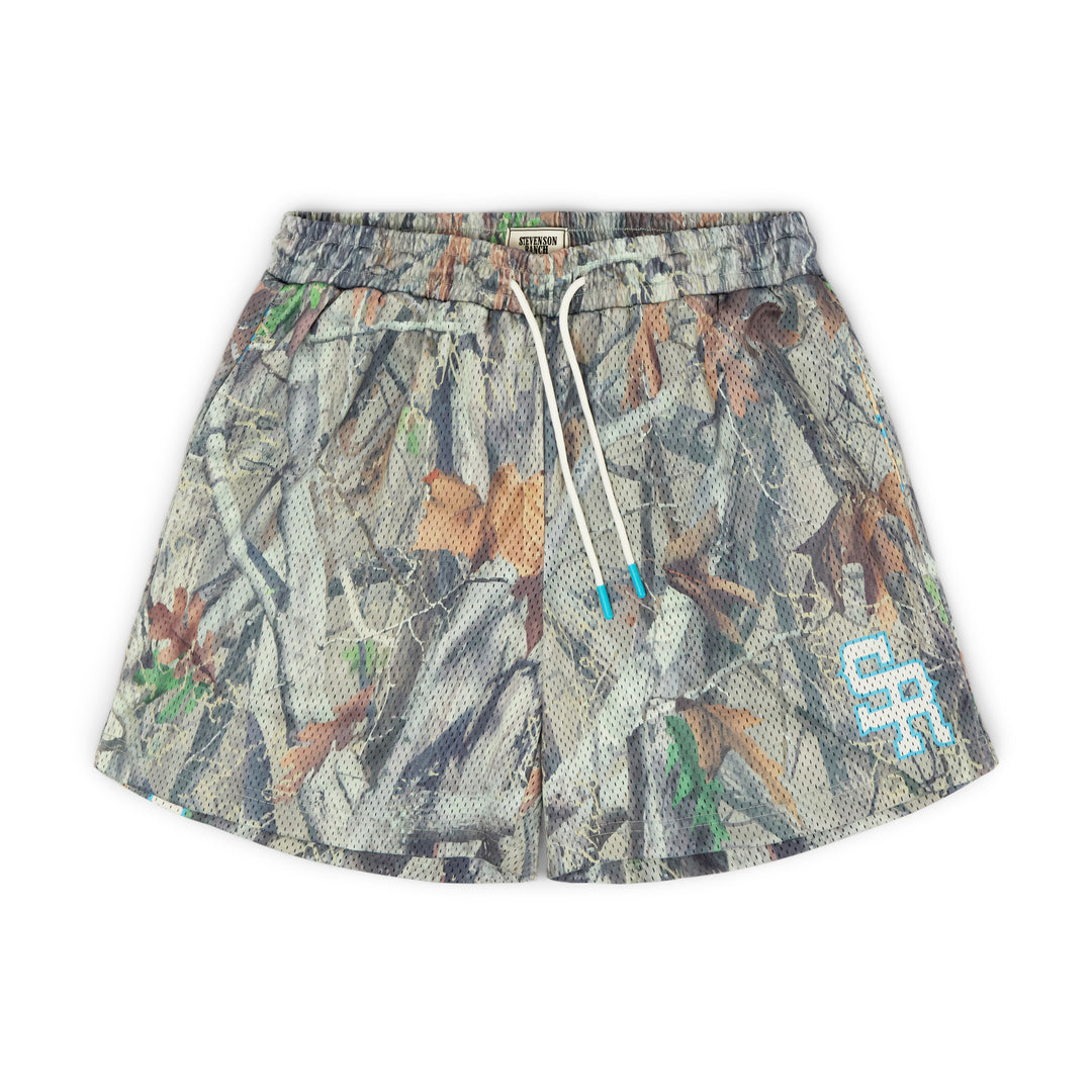 Varsity Mesh Shorts (Washed Camo)