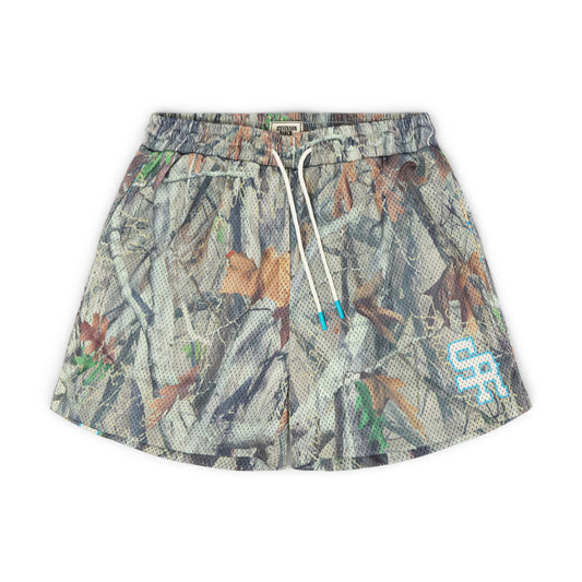 Varsity Mesh Shorts (Washed Camo)