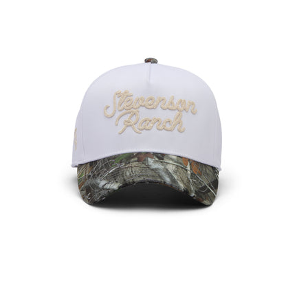 Midtown "Script Logo" Structured Hat (White/Camo)