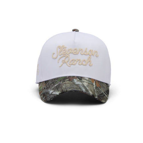 Midtown "Script Logo" Structured Hat (White/Camo)