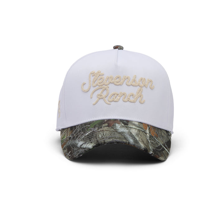 Midtown "Script Logo" Structured Hat (White/Camo)