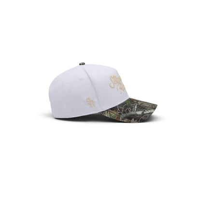 Midtown "Script Logo" Structured Hat (White/Camo)