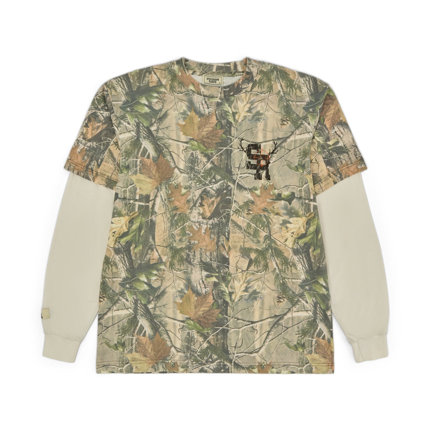 Hunting Club Twofer Tee (White/Camo)
