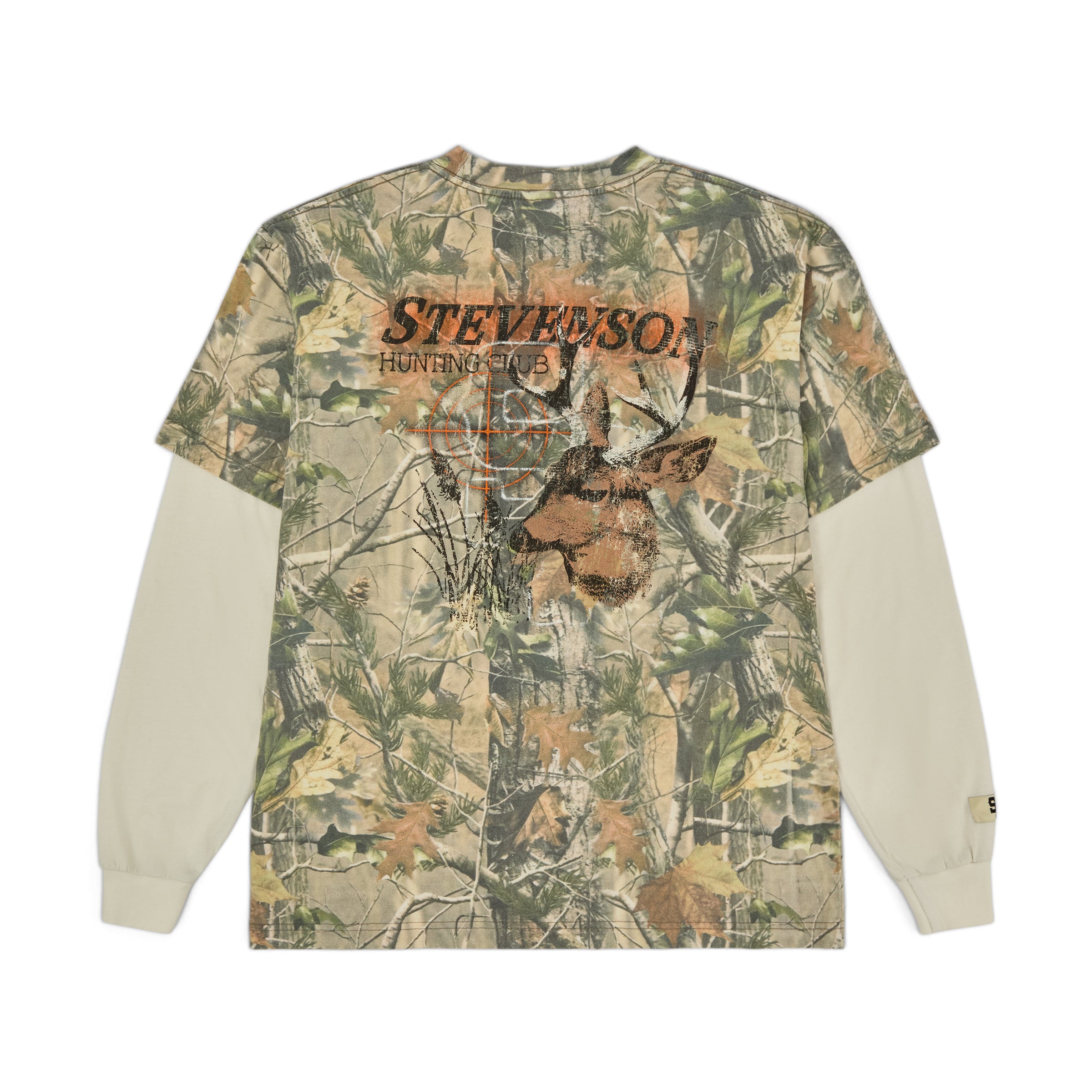 Hunting Club Twofer Tee (White/Camo) | Stevenson Ranch – Stevenson