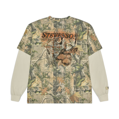 Hunting Club Twofer Tee (White/Camo)
