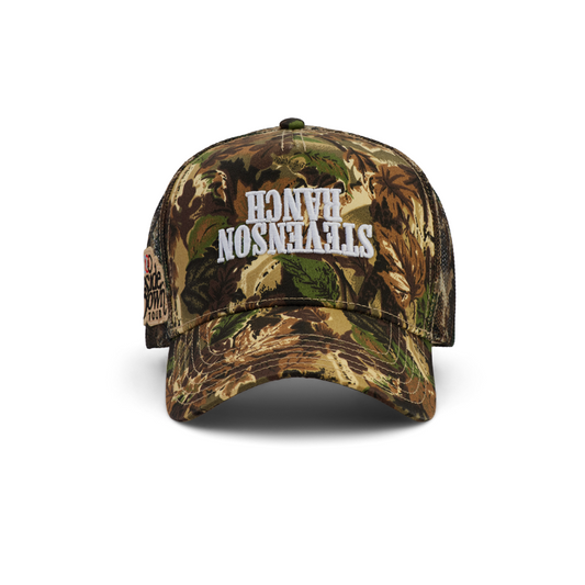 Stevenson Ranch x The Upsidedown Tour Camo Trucker Hat