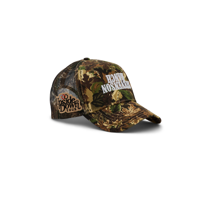 Stevenson Ranch x The Upsidedown Tour Camo Trucker Hat