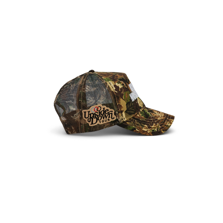 Stevenson Ranch x The Upsidedown Tour Camo Trucker Hat