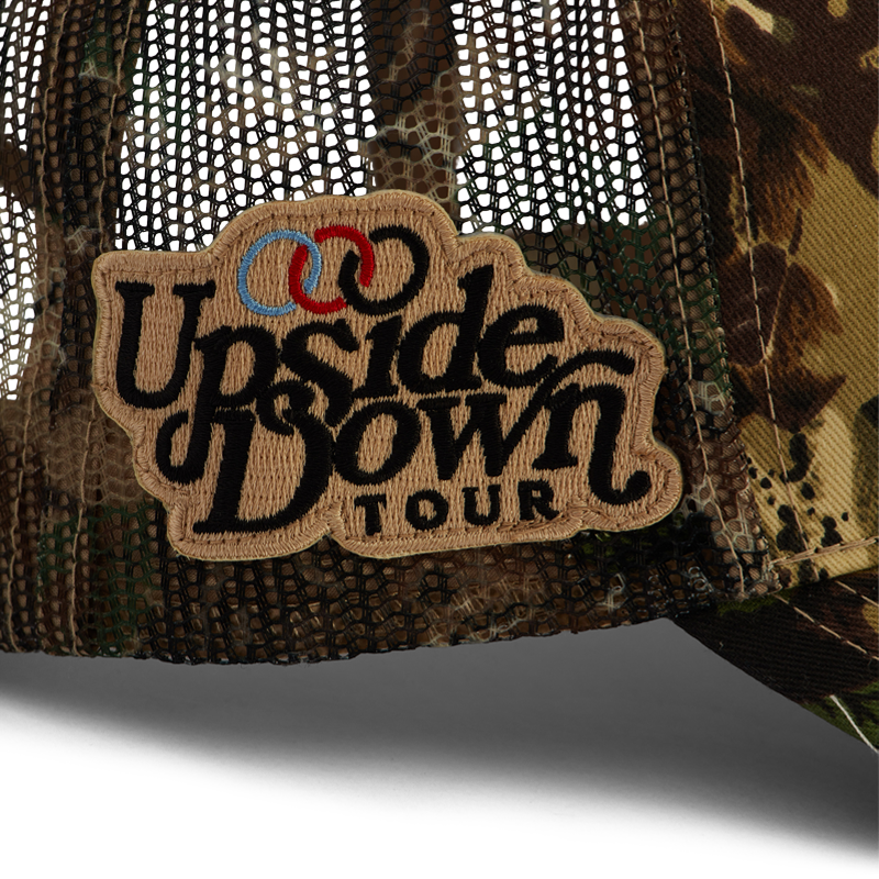Stevenson Ranch x The Upsidedown Tour Camo Trucker Hat