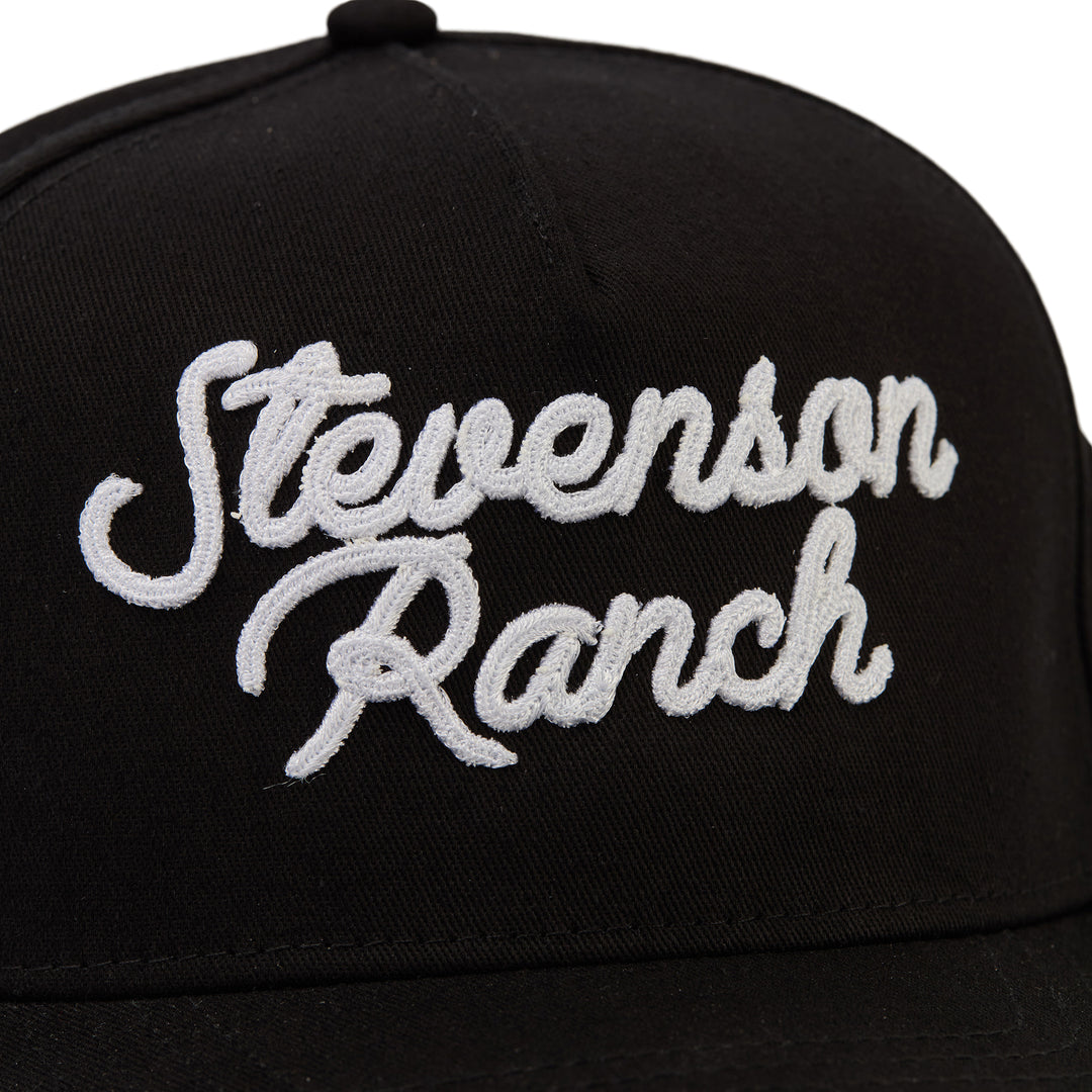 Midtown "Script Logo" Structured Hat (Black)
