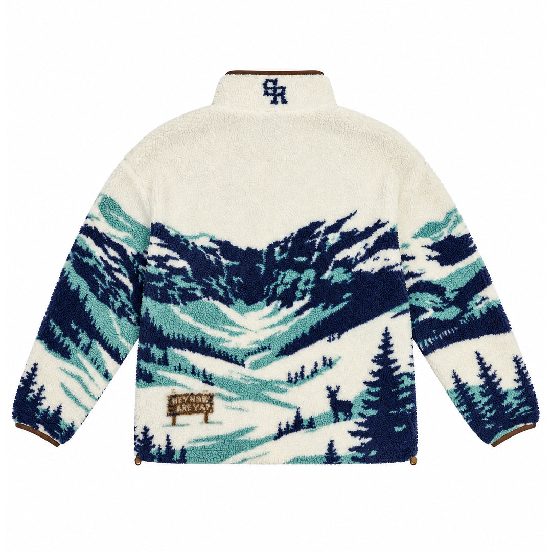 Ski Lodge Sherpa Jacket (Cream)
