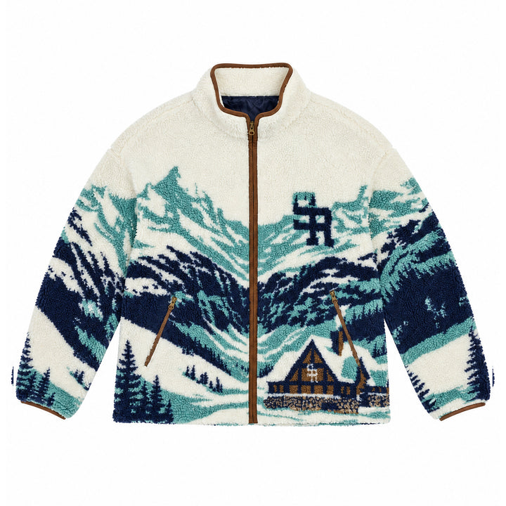 Ski Lodge Sherpa Jacket (Cream)