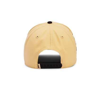 "The Midtown" Structured Hat (Natural/Black)