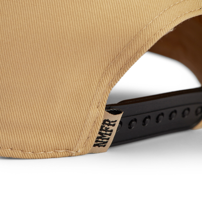 "The Midtown" Structured Hat (Natural/Black)