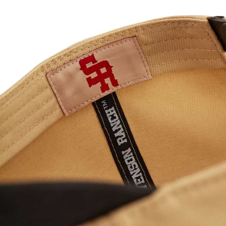 "The Midtown" Structured Hat (Natural/Black)
