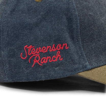 Denim Structured Hat (Denim/Tan)