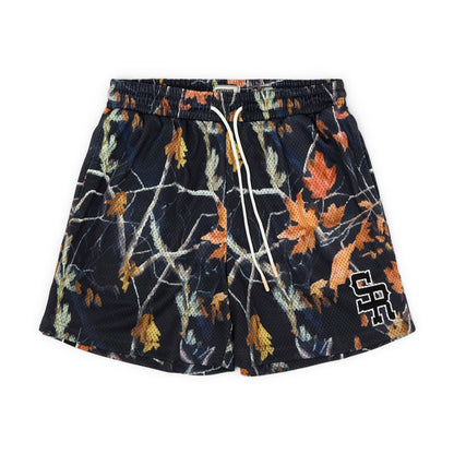 Varsity Mesh Shorts (Forest Camo)