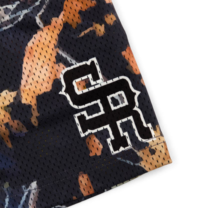 Varsity Mesh Shorts (Forest Camo)