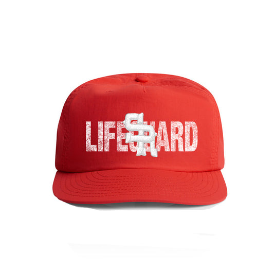 Lifeguard Unstructured Nylon Hat (Red)