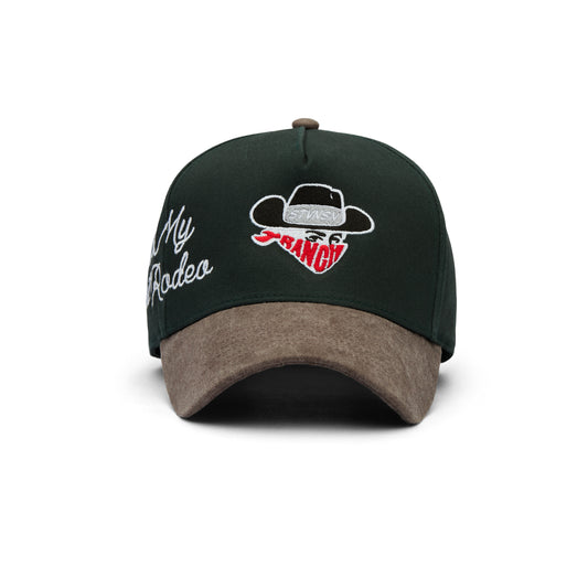 Midtown "Bandit" Structured Hat (Green/Brown)