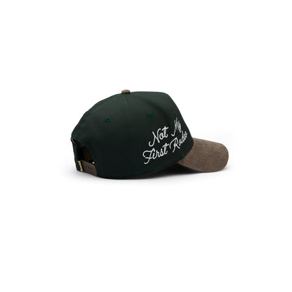 Midtown "Bandit" Structured Hat (Green/Brown)