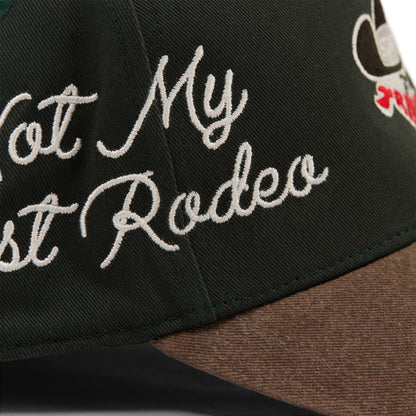 Midtown "Bandit" Structured Hat (Green/Brown)