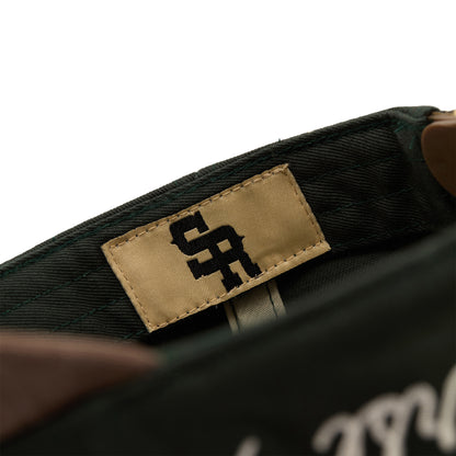 Midtown "Bandit" Structured Hat (Green/Brown)