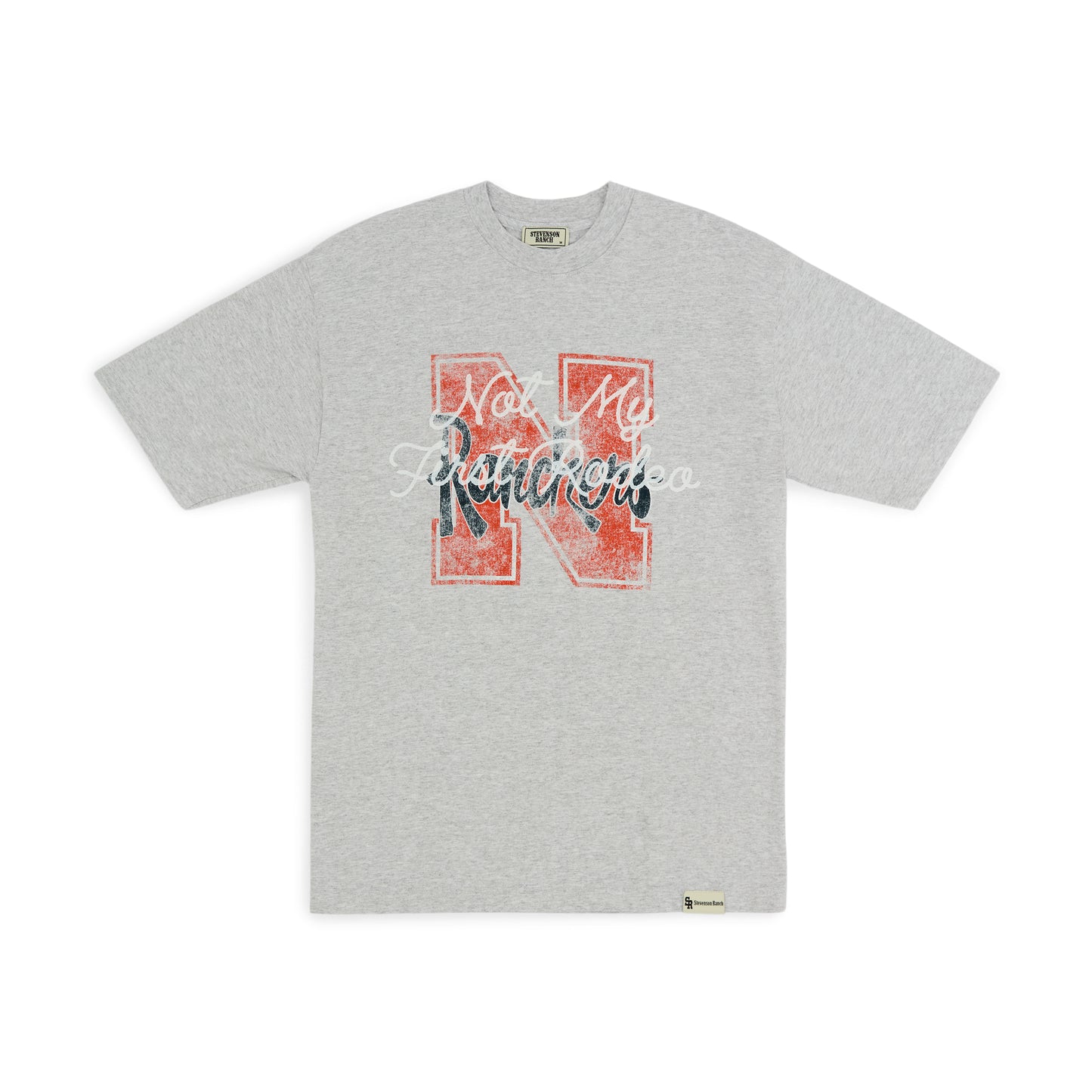 Stevenson Ranch x Iowa "Nebraska" Tee (Ash grey)