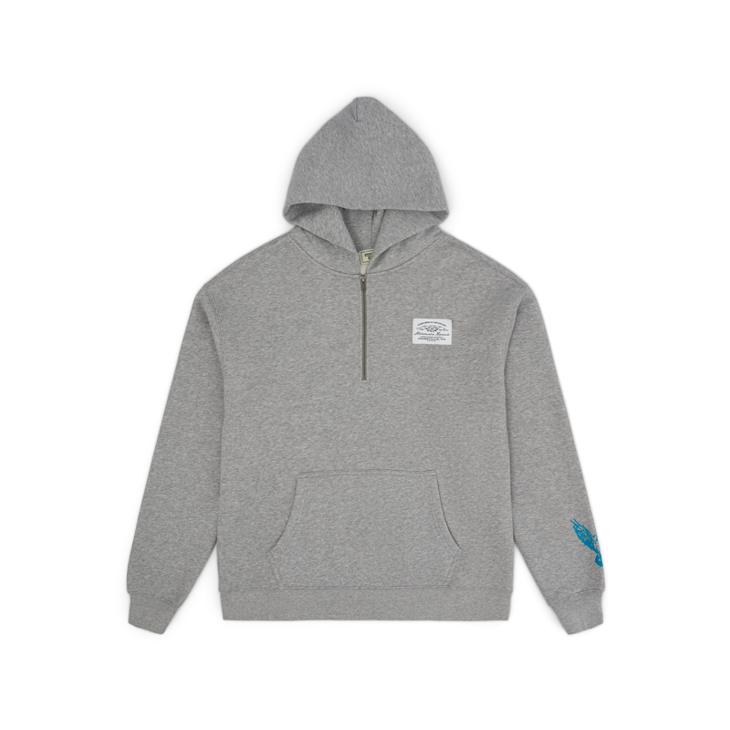 Owl Quarter Zip Hoodie (Grey) | Grey – Stevenson Ranch