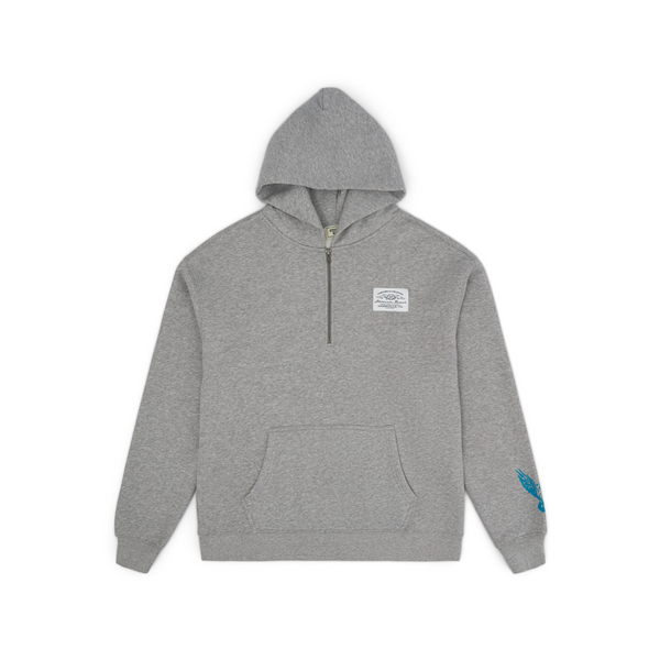 Owl Quarter Zip Hoodie (Grey) | Grey – Stevenson Ranch