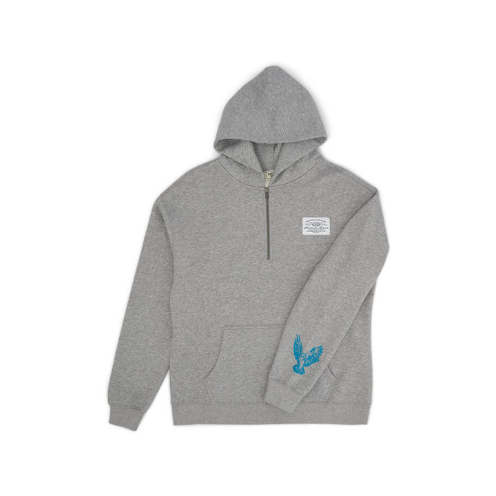 Owl Quarter Zip Hoodie (Grey) | Grey – Stevenson Ranch